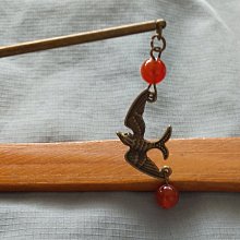 D0129_嫵媚狐狸造型復古髮簪古典髮簪 歷史價格詳細信息