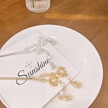 珍珠吊墜髮簪子精緻女夏後腦勺盤發發釵氣質優雅旗袍髮飾古風頭飾 歷史價格詳細信息