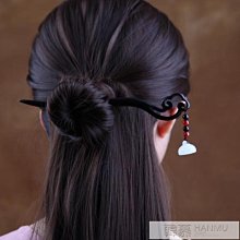 發簪古風古典手工黑檀木簪子百搭盤發頭飾復古漢服古裝中國風發釵 歷史價格詳細信息