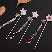 古風漢服發簪古代步搖流蘇簪子頭飾古典宮廷盤發頭飾品古裝木簪女-新店特惠 歷史價格詳細信息