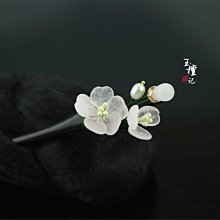 桃木花朵發簪 黑檀木古風流蘇發飾 簡約現代盤發木簪 高級感發 釵頭飾 歷史價格詳細信息