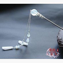 髮簪丸子頭發飾 清新綠色發梳旗袍配飾插梳頭飾側邊仙美 簪子牡丹芍 歷史價格詳細信息