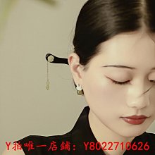 髮簪SUMOJEWEL小扇流螢新中式發簪輕奢高級感日常百搭丸子頭盤發簪子髮飾 歷史價格詳細信息