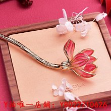 髮簪高級感新中式國潮燒藍色的花朵珍珠黑檀木簡約日常旗袍盤髮簪子 歷史價格詳細信息