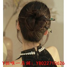 髮簪*發簪古風檀木簪子旗袍國風配飾和田玉吊墜仙女盤發發簪。 歷史價格詳細信息