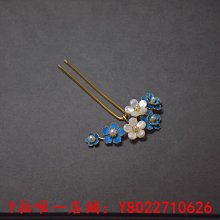 燒藍發簪明制發飾鳳凰合金簪子古裝盤發配飾保色古風發釵漢服頭飾 歷史價格詳細信息