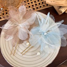 珍珠流蘇u型發簪簡約現代氣質簪子高級感子頭盤發神器ins女頭飾 歷史價格詳細信息