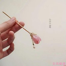 精品優選！髮簪 簪子 新中式古風玉竹發簪高級感簡約后腦勺盤發丸子頭發釵簪子發飾頭飾 歷史價格詳細信息