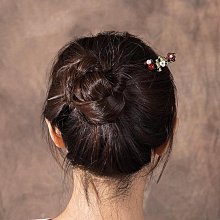 兒童簪花頭飾民族風寫真拍攝髮飾道具仿真花古風漢服雙面花朵發箍 歷史價格詳細信息