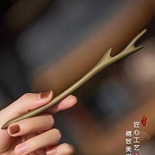 綠檀木中國風發簪，簡約中式盤發頭飾品，送女友木簪子髮飾 歷史價格詳細信息