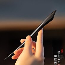 天然黑檀木髮簪女高級古風木質木簪實木盤發發釵手工發張加長簪子 歷史價格詳細信息