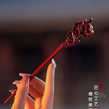 ~爆款熱賣  梅花漢服黑檀木發簪古風女高級感新中式盤發日常手工雕刻發釵簪子 歷史價格詳細信息