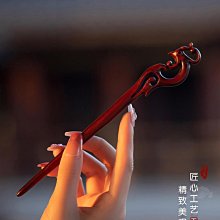 小葉紫檀發簪鳳翎古風簡約日常木簪簪子可盤發木質古代挽發復古占 歷史價格詳細信息