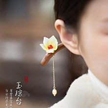 古風檀木流蘇發簪 女后腦勺盤發器 發釵 2023年新款潮簪子 新中式頭飾 歷史價格詳細信息