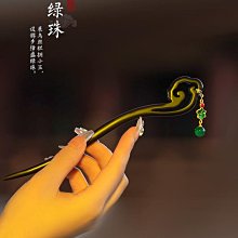 ~爆款熱賣~新中式綠瑪瑙竹子耳釘女小眾設計感古風旗袍配飾耳環國風耳飾 歷史價格詳細信息