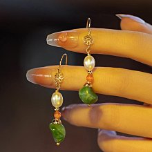 熱賣耳環女純銀眼石防過敏氣質2020年新款潮韓國高級感玉質耳飾耳墜 歷史價格詳細信息