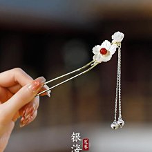 【熱賣】流蘇發釵女氣質金屬簪子扇子發簪步搖后腦勺高級感盤發器古風頭飾 歷史價格詳細信息