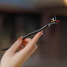 黑檀木簪子古風鈴鐺古裝髮飾步搖漢服髮簪流蘇盤髮釵百搭女 歷史價格詳細信息