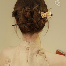 【熱賣】琉璃花瓣羽毛大樹葉古風發簪簪花發釵發冠發飾頭飾材料配件一件熱 歷史價格詳細信息