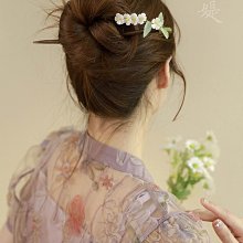 ~爆款熱賣~新中式水墨畫蝴蝶結飄帶抓夾氣質發夾女后腦勺鯊魚夾古風頭飾 歷史價格詳細信息