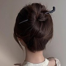 天然黑檀木髮簪女高級古風木質木簪實木盤發發釵手工發張加長簪子 歷史價格詳細信息