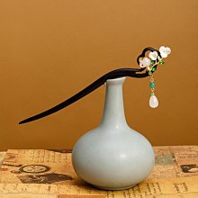 兔子發簪古風女高級感日常步搖盤發器新中式木質簪子簡約現代釵子 歷史價格詳細信息