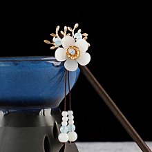 古風漢服發簪古代步搖流蘇簪子頭飾古典宮廷盤發頭飾品古裝木簪女-新店特惠 歷史價格詳細信息