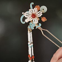 發釵簪子澳洲檀香木彫女複古中國風工藝品七夕送女友禮物頭飾品 歷史價格詳細信息