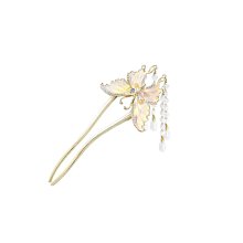 高級感珍珠u型發簪女 2024新款古風發釵 后腦勺 新中式盤發 簪子 頭飾 歷史價格詳細信息