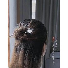 簡約高級感珍珠髮簪女旗袍釵子手工古風簪子盤髮神器髮釵頭飾 歷史價格詳細信息