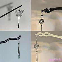 古風書法蝴蝶發簪女復古盤發釵子新中式流蘇簪子高級感頭飾發飾夏 歷史價格詳細信息