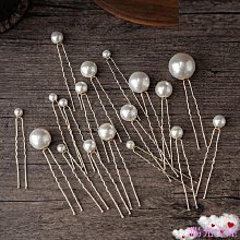 新娘盤髮叉小黑夾u型夾 鑲鑽花朵髮釵簪子髮飾20支盒裝 歷史價格詳細信息