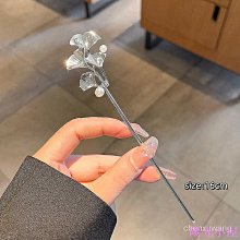 好物金屬珍珠花朵古風發簪女 高級感 盤發 簪子 氣質旗袍 發釵 漢 步搖頭飾 歷史價格詳細信息