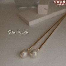 髮簪復古珍珠u型發簪插梳發梳發釵發夾女后腦勺古風發插簪子盤發頭飾髮飾 歷史價格詳細信息