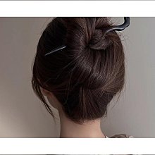 髮簪 加長手工檀木發簪高級感新中式簪子女古風簡約日常木簪盤發釵 歷史價格詳細信息