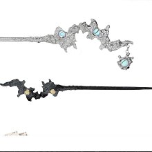 新中式月光石祥雲髮簪女夏高級感小眾設計盤髮簪子2023年新款髮飾 歷史價格詳細信息