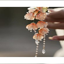 漢服唐風軟瓔珞坦領襦裙古風項鍊珍珠圍髻額飾頭飾新娘飾品 婚紗韓式髮飾 新娘頭飾 軟鏈 結【B-4362】唯美韓式水鑽頭飾 歷史價格詳細信息