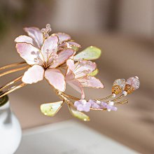 新中式髮簪髮飾古風漢服個性簪子復古新娘高級感盤髮結婚跟妝頭飾 歷史價格詳細信息