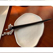 天然珍珠發梳插梳五齒玉石劉海梳碎發整理壓發梳髮飾盤發器 歷史價格詳細信息