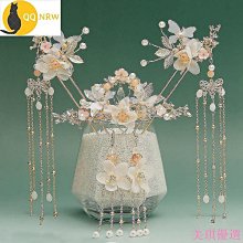 超仙漢頭飾裝 珍珠流蘇 發冠 古風發飾 步搖 髮簪 髮釵 燒藍 明制漢配飾  露天市集  全臺最大的網路購 歷史價格詳細信息