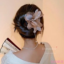 珍珠流蘇u型發簪簡約現代氣質簪子高級感子頭盤發神器ins女頭飾 歷史價格詳細信息