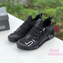 【巧緣小鋪】ECCO最新款休閒運動鞋 2020春季新款繫帶跑步鞋 健步鞋 801954 黑紅 40-44碼 歷史價格詳細信息