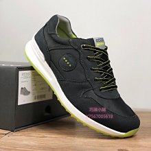 【巧緣小鋪】ECCO最新款休閒運動鞋 2020春季新款繫帶跑步鞋 健步鞋 801954 黑紅 40-44碼 歷史價格詳細信息