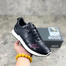 【巧緣小鋪】ECCO最新款休閒運動鞋 2020春季新款繫帶跑步鞋 健步鞋 801954 黑紅 40-44碼 歷史價格詳細信息