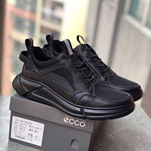 【巧緣小鋪】ECCO最新款休閒運動鞋 2020春季新款繫帶跑步鞋 健步鞋 801954 黑紅 40-44碼 歷史價格詳細信息