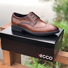 【巧緣小鋪】ECCO時尚正裝男士皮鞋 四季商務系帶英倫鞋 黑色 39-44碼 歷史價格詳細信息