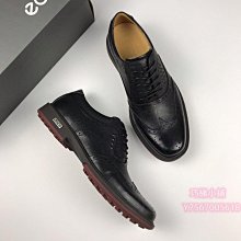 【巧緣小鋪】出清特賣ECCO/愛步男士健步golf shoes系列高爾夫休閒鞋155804黑紅色39-44 歷史價格詳細信息