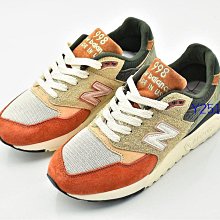 美國製 NEW BALANCE 998 KT1 Ronnie Fieg KITH 聯名 橘頭 橘 綠 麂皮 NB 復古慢跑鞋 歷史價格詳細信息