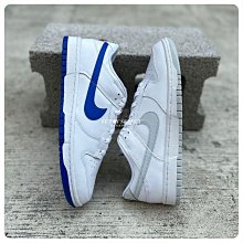 Nike Dunk Low GS 白灰藍 小白鞋 海鹽 女鞋 大童鞋 休閒鞋 穿搭 零碼福利品 【ACS】 歷史價格詳細信息
