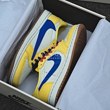 Travis Scott x W Air Jordan 1 Low OG Canary 藍黃倒鉤 大尺碼休閒鞋 聯名款 DZ4137-700 歷史價格詳細信息